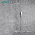 Matte Black Three Functions Waterfall Bathroom shower set